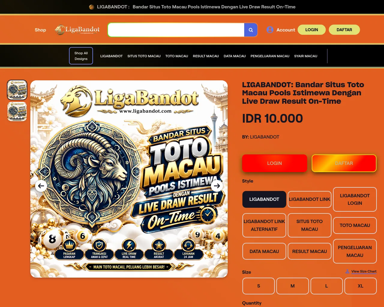 Screenshot of bandotgg.org