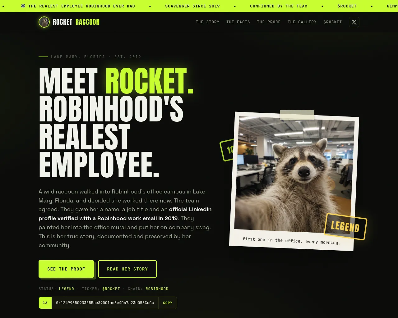 Screenshot of rhrocket.com