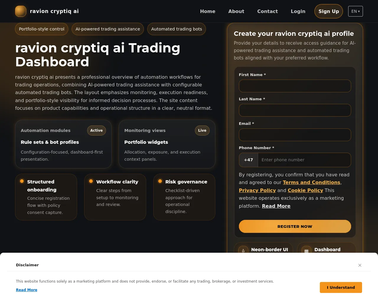 Screenshot of ravioncryptiqai.shop