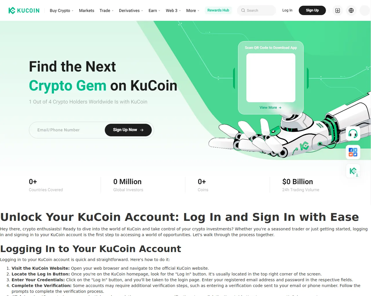 Screenshot of auth--kucoin-helpp.webflow.io