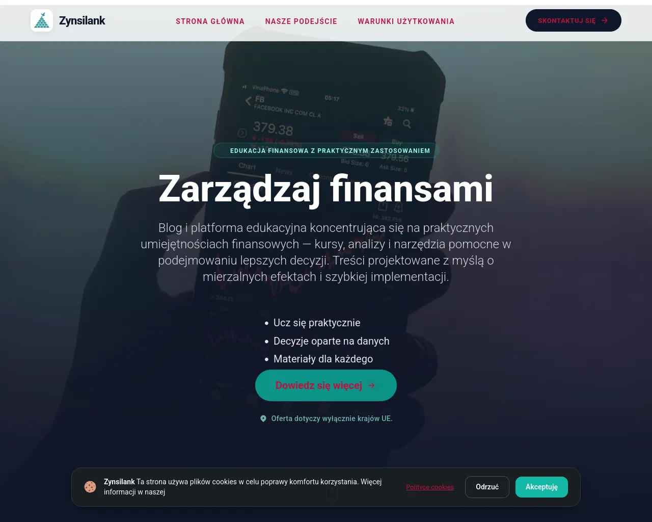 Screenshot of zynsilank.site