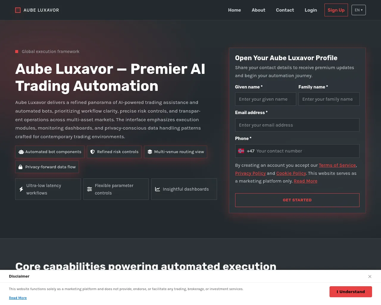 Screenshot of aubeluxavor-tech.com