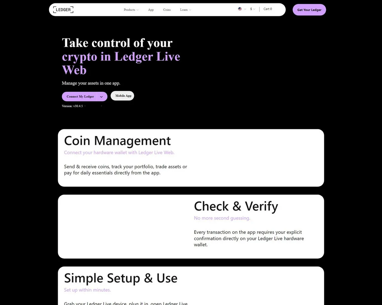 Screenshot of en---lldgerlive-auth.webflow.io