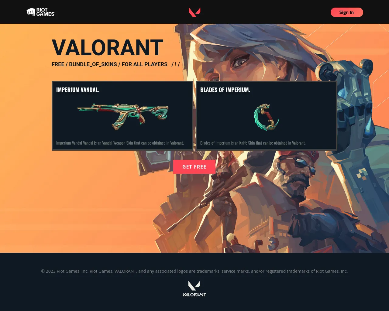 Screenshot of valorant-event.com