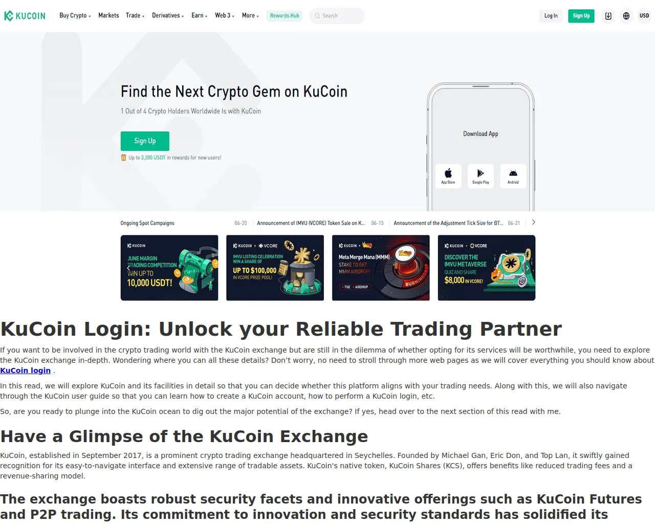 Screenshot of kucoinneilginus.webflow.io