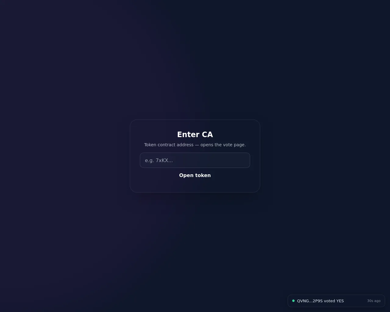 Screenshot of voters-moonshot.fun
