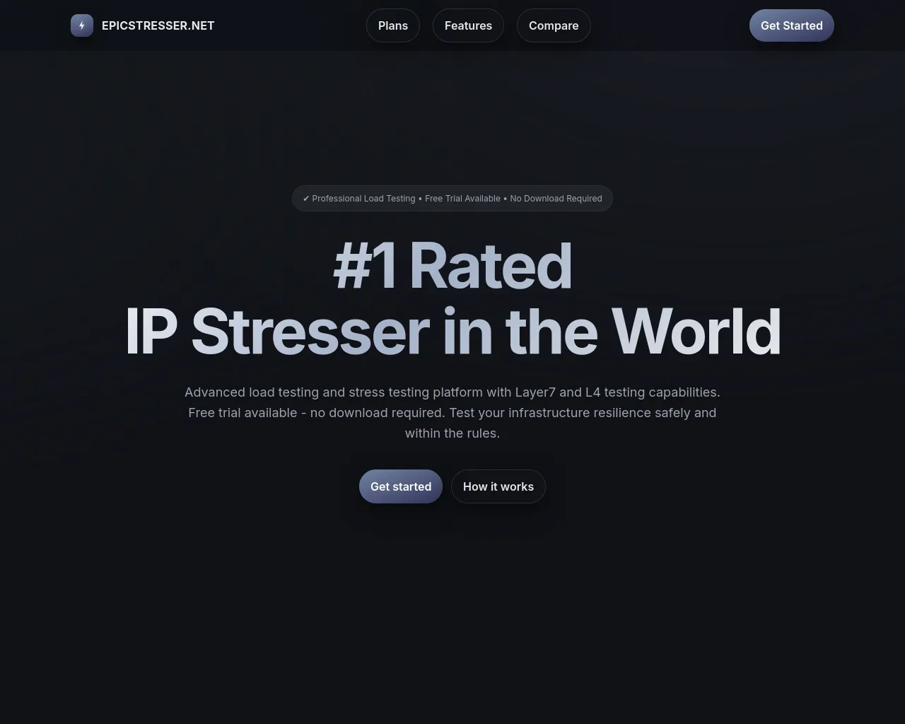 Screenshot of epicstresser.net