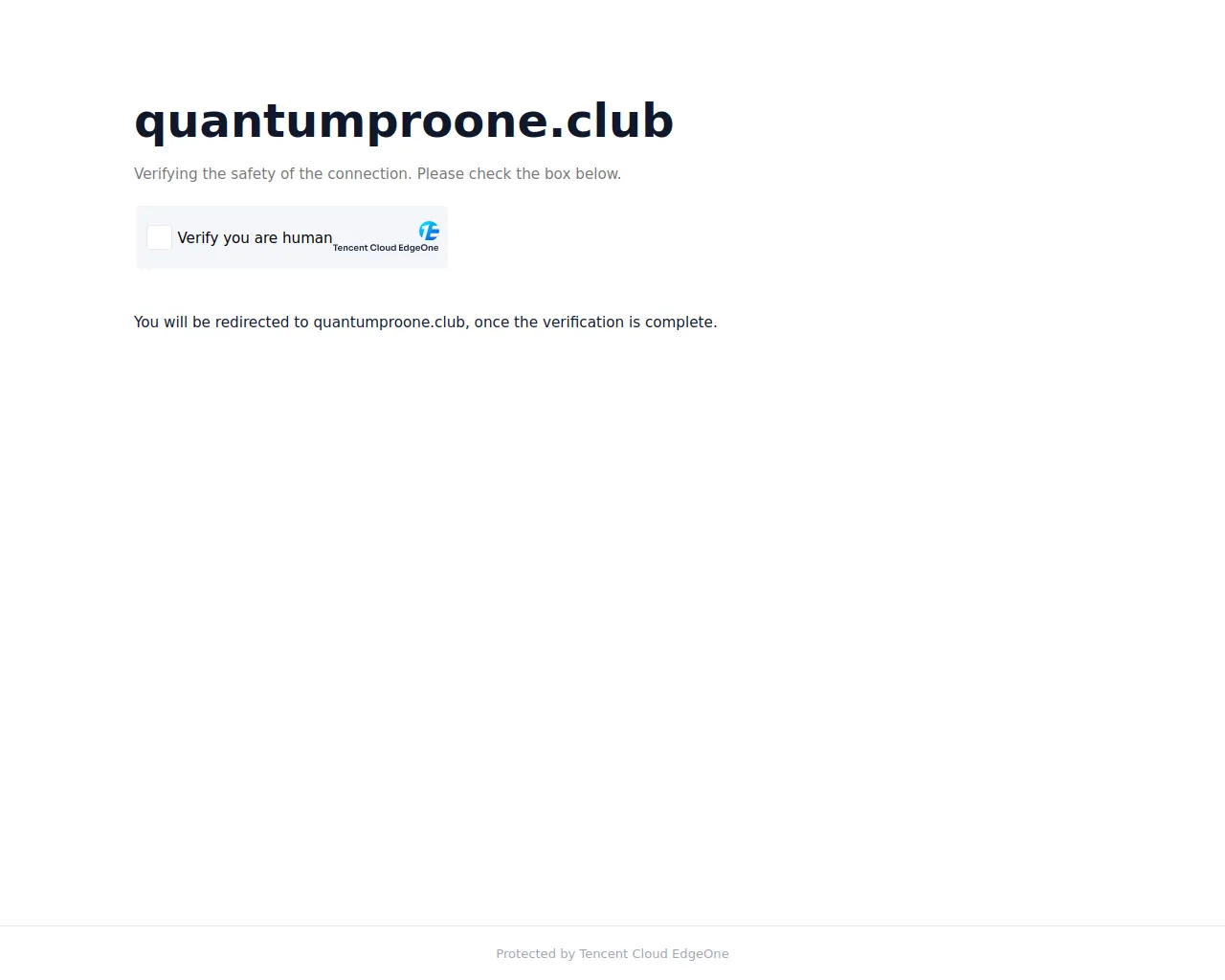 Screenshot of quantumproone.club