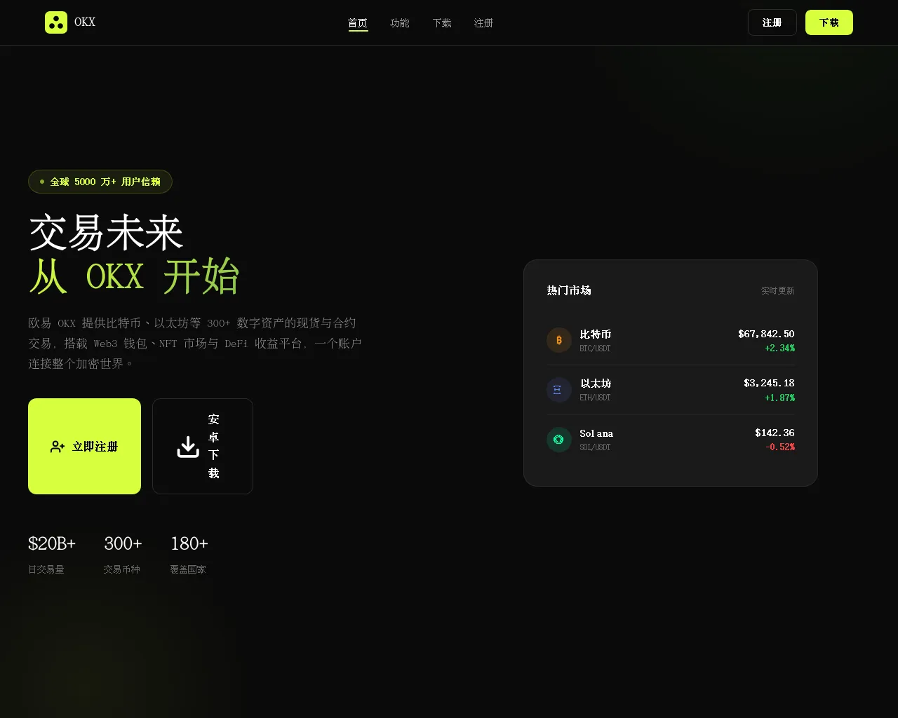 Screenshot of oe1-okx.com.cn