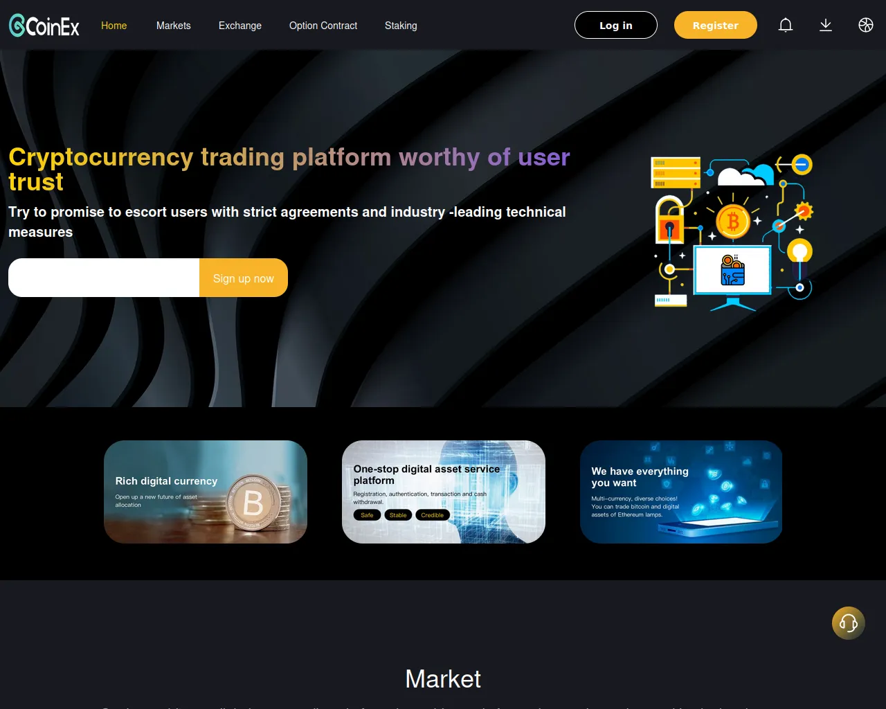 Screenshot of coinex-vip7.com
